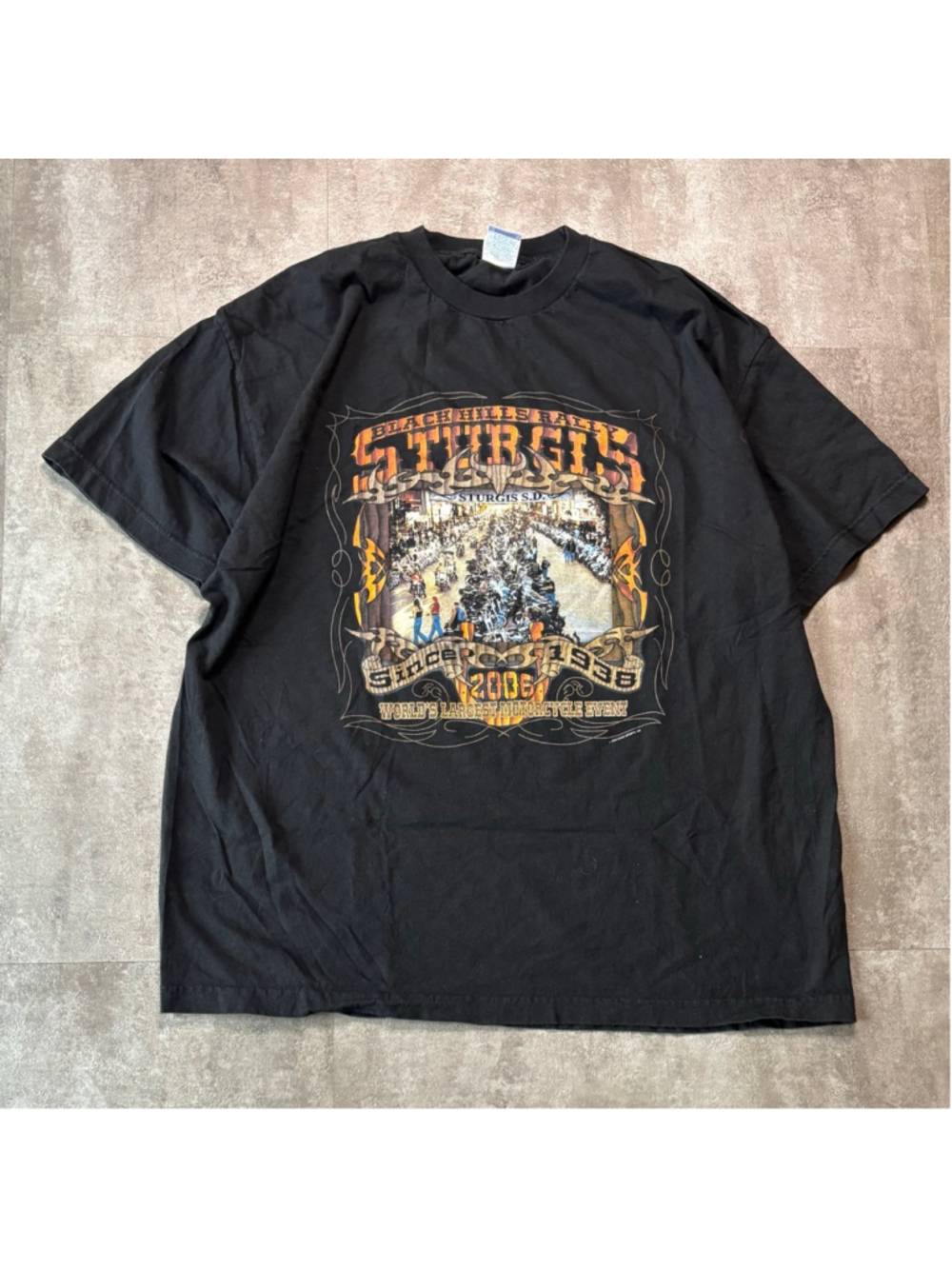 Vintage Sturgis Black Hills Bike Rally 2006 Shirt Mens XXL Black